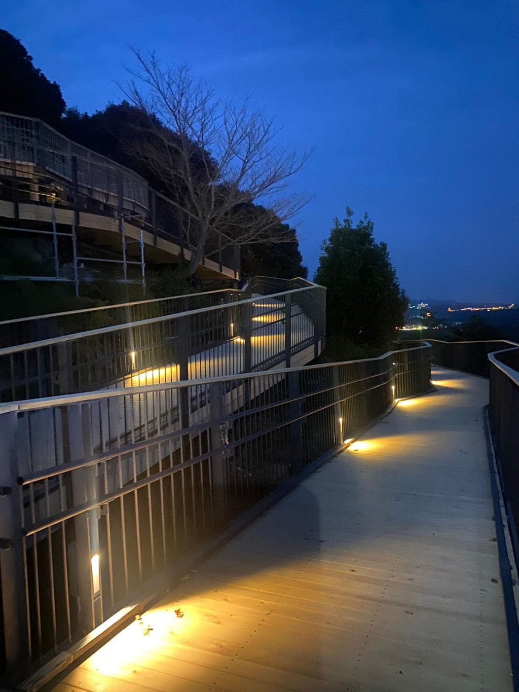 三重県 伊勢志摩国定公園 横山展望台 展望デッキ改修工事(ヒノキ)