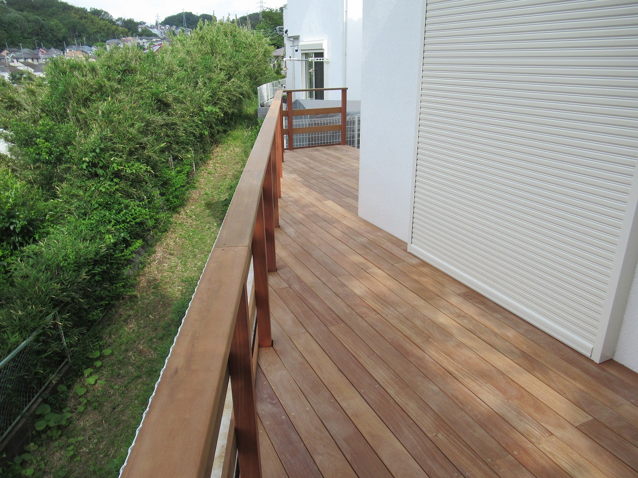 東京都八王子市南陽台 ウッドデッキ工事(クマル)