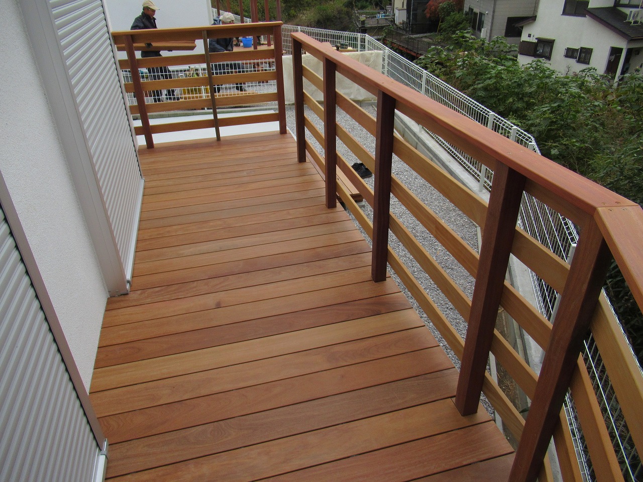 神奈川県相模原市上溝 ウッドデッキ工事(クマル)